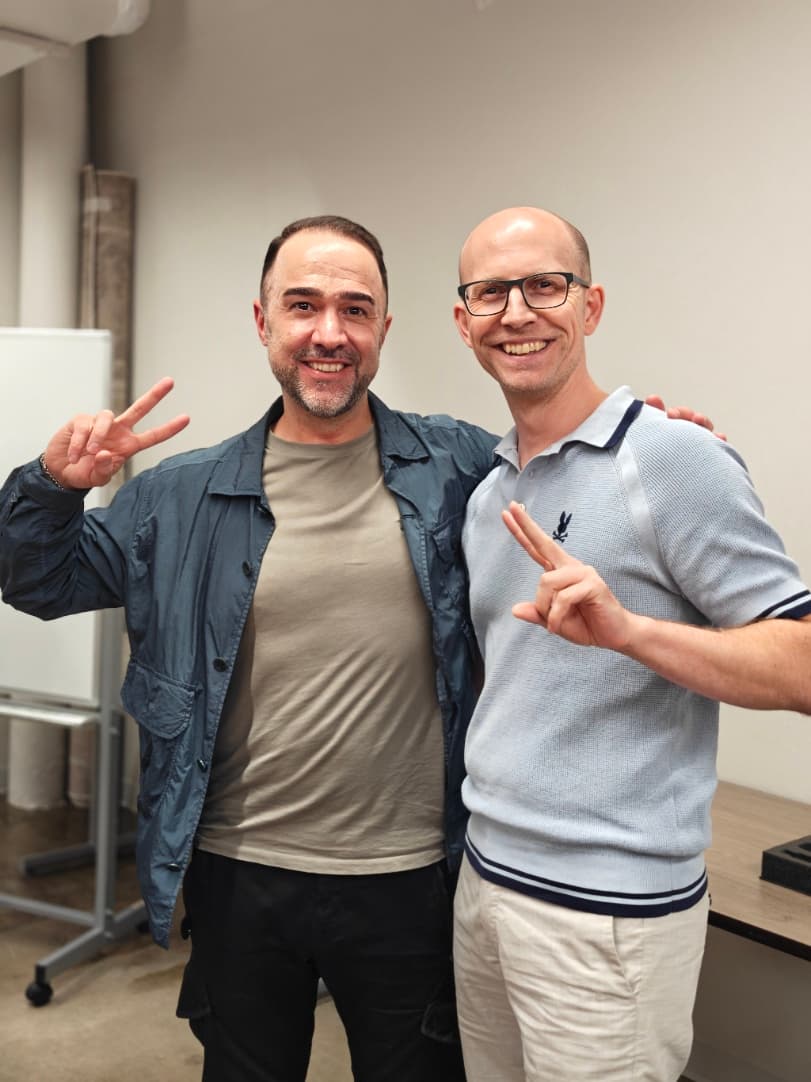 Simon with Scott from Merchant Mastery at a NYC event